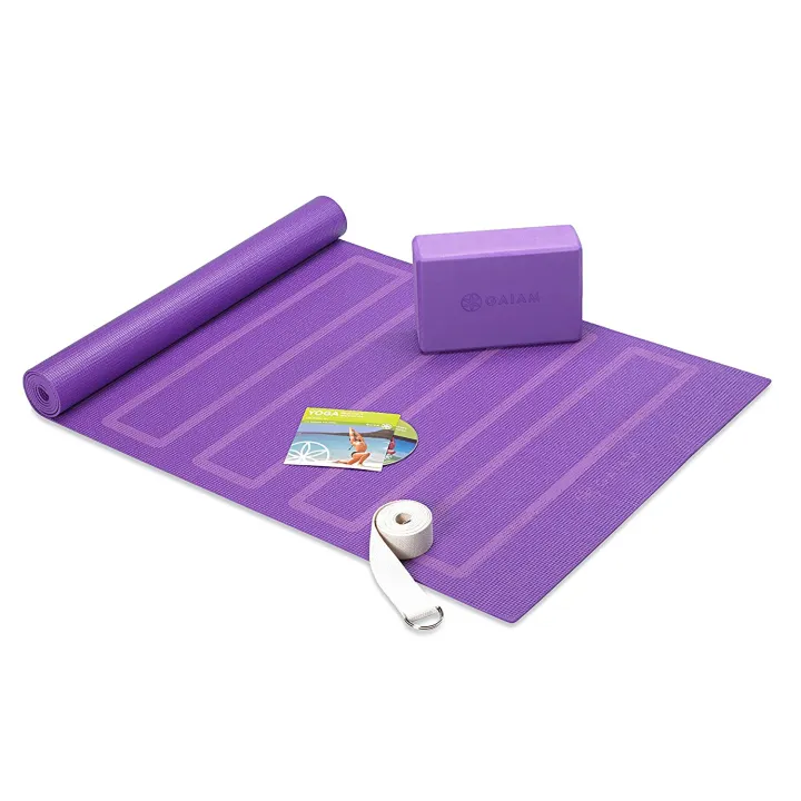 Gaiam GIA0561732* ชุดอุปกรณ์สำหรับการเล่นโยคะ Gaiam Beginner's Yoga
