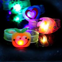 1pc Novelty Toys Baby Watch Toy Wrist Strap Band With Luminous LED Lights Watch Christmas Halloween Birthday Party Children Gift