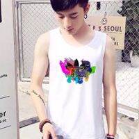 2023 newsummer แฟชั่นยอดนิยม Sando สำหรับผู้ชายคอกลมสีขาว