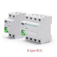 Ygdgs เครื่องตัดกระแสไฟฟ้าตกค้างสำหรับเครื่องชาร์ต EV ยานพาหนะไฟฟ้า DC RCCB RCD 2P/4P 63A 30mA ชนิด B รางดิน6KA การรั่วไหลของดิน