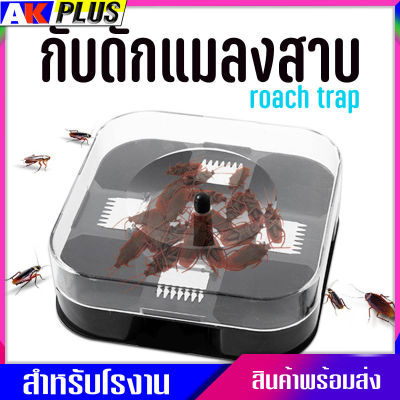 กับดักแมลงสาบ Cockroach trap ที่ดักแมลงสาบ เพื่อความสะอาดภายในบ้าน ป้องกันเชื้อโรค (แบบกล่องใส) สำหรับโรงงานอาหาร