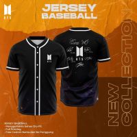 Jersey Baseball BTS Unofficial Sublim Full Printing K-Pop Merchandise Material Dry-Fit Material Cheapest