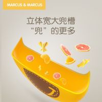 2023MARCUS ผ้ากันเปื้อนซิลิโคนผ้ากันเปื้อนสำหรับเด็กผ้าเช็ดน้ำลายกันน้ำและนุ่มกระเป๋าใส่อาหารสำหรับเด็กกระเป๋าขนาดใหญ่สำหรับรับประทานอาหารสำหรับเด็ก