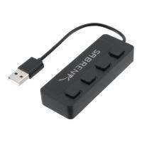 [HOT HAIXWLXKWW 589] USB HUB 2.0พอร์ต Speed4สูงทั้งหมดในสำหรับ Accessori Thin Splitter