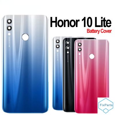 For Honor 10 Lite Phone Back Cover For Honor 10 Lite Phone Backshell Back Cover Cases Glass Replacem