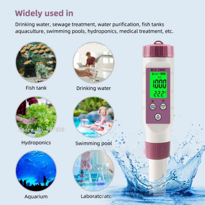 7-in-1-ph-tds-ec-orp-salinity-s-g-temperature-c-600-water-quality-tester-for-drinking-water-aquariums-ph-meter-with-bluetooth