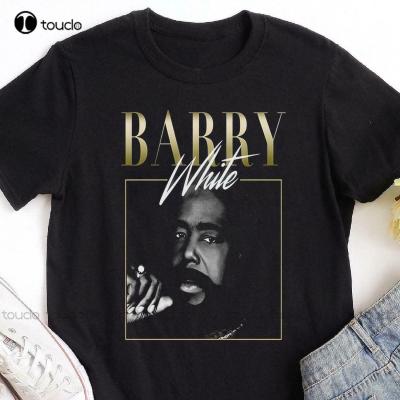 New Barry White Shirt American Singer Music Funny Shirt Mens T-Shirt Custom Aldult Teen Unisex Digital Printing Tee Shirts
