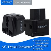 ☋☑❧ JORINDO 2 in 1 IEC 320 C14 Male to C13 Female Power Adapter PDU/UPS C13 Universal Female AU/US/UK/EU special conversion plug