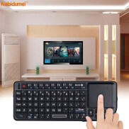 Kebidumei Bàn Phím Không Dây Mini Bàn Di Chuột Không Dây 2.4G RF Bàn Phím