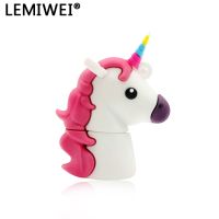 New Style Cartoon Animal Pen Drive 32GB Usb Flash Drive Cute Horse Pendrive Real Capacity 4GB 8GB 16GB Memory Stick