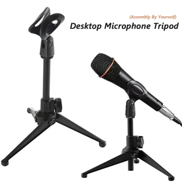 Geekria for Creators Telescoping Tabletop Microphone Stand, Adjustable