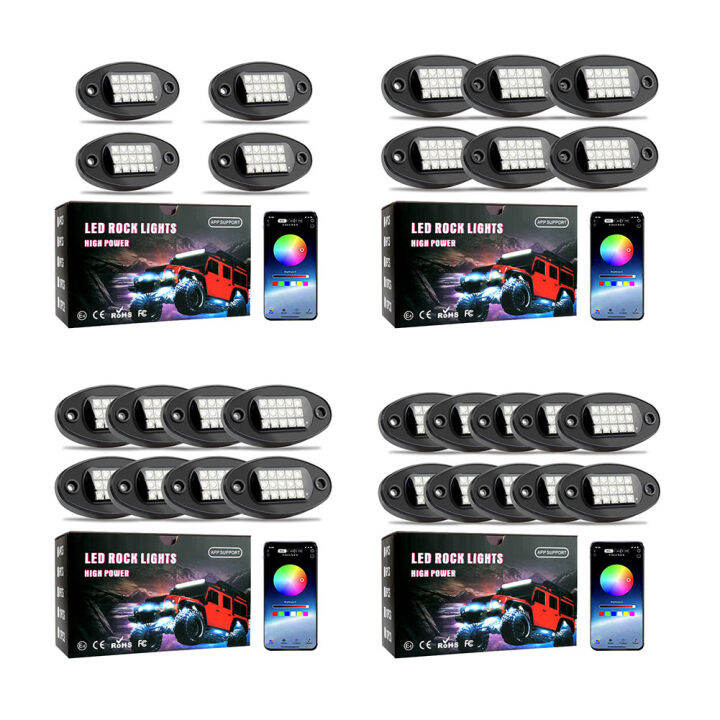 รถ-ambient-light-rgb-รถ-led-chassis-light-กันน้ำอัตโนมัติ-led-โคมไฟตกแต่งสำหรับ-jeep-off-road-suv-สำหรับรถบรรทุก-a-รถ-u