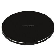 Sạc không dây QI sạc nhanh tròn Ulefone uf005 15W màu đen