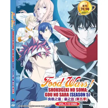 FOOD WARS! SHOKUGEKI NO SOMA SEA 1-5 VOL.1-86 END ANIME DVD