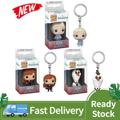 Pop!1ชิ้น ANNA Elsa Olaf พวงกุญแจพวงกุญแจจี้4Cm