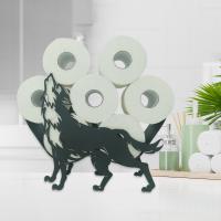 Tissues Organizer Rack Iron Sturdy Multipurpose Cute Decoration Tissue Roll Storage Holder for Bathroom Dormitory Study Bedroom