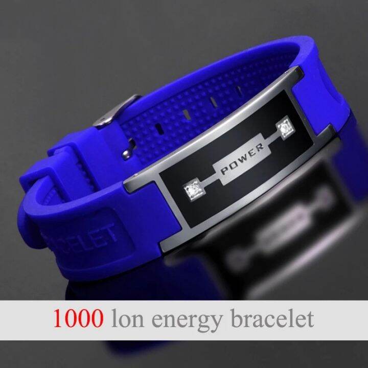 magnetic-health-weight-loss-bracelets-stainless-steel-bracelet-men-crystal-wrist-band-green-silicone-sport-wristband-bangle