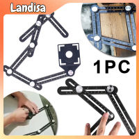 6 Folding Ceramic Tile Hole Locator Adjustable Multi-angle Ruler Measuring Tool For Masonry Carpentry