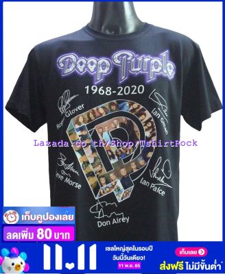 เสื้อวง DEEP PURPLE ดีปเพอร์เพิล ไซส์ยุโรป เสื้อยืดวงดนตรีร็อค เสื้อร็อค  DPE1839 ผ้านุ่มใส่สบาย