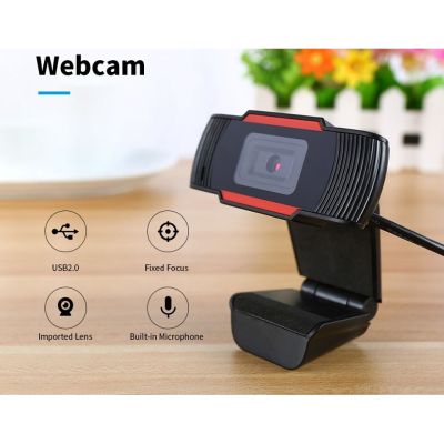 Webcam กล้องเว็บแคม 480p ความชัด 12 ล้านพิกเซล ไมค์ในตัว OE-019