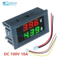 เครื่องวัด5a ไฟฟ้ากระแสตรง0-50V 0-100V 10a 1000W แอมมิเตอร์ที่วัดแรงดันไฟฟ้า Lcd ดิจิตอลวัตต์มิเตอร์วัดแรงดันไฟฟ้าในปัจจุบันจอภาพทดสอบเครื่องตรวจจับโวลต์