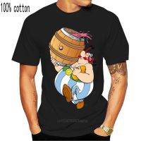 Cotton T Shirt Asterix Obelix These Rugbymen Are Crazy Men Short Sleeve O-Neck TOP TEE