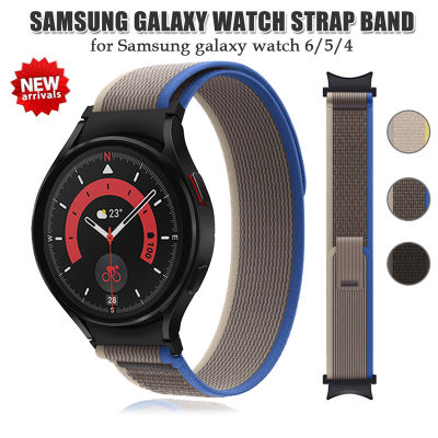 สายคล้องสำหรับ Samsung Galaxy Watch 6 5 4 44มม. 40มม. สายไนลอน20มม. Correa สำหรับ Galaxy Watch 6คลาสสิก43มม. 47มม. 5 Pro 45มม. 4 Classic 46มม.