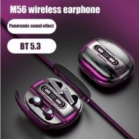 2023 M56 TWS Bluetooth Couple Headphones 2000mAh Charging Box Wireless Earphones Waterproof Four Earbuds