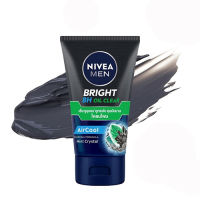 Nivea นีเวีย เมน ไวท์ ออยล์ เคลียร์ เฟช มัด โฟม โฟมล้างหน้าสำหรับผิวมัน ขนาด 100 กรัม (8850029014630)