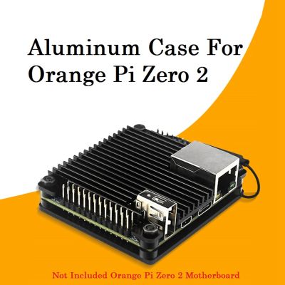 For Orange Pi Zero 2 Aluminum Case Development Board Protection Cooling Shell Metal Protective Passive Cooling Enclosure