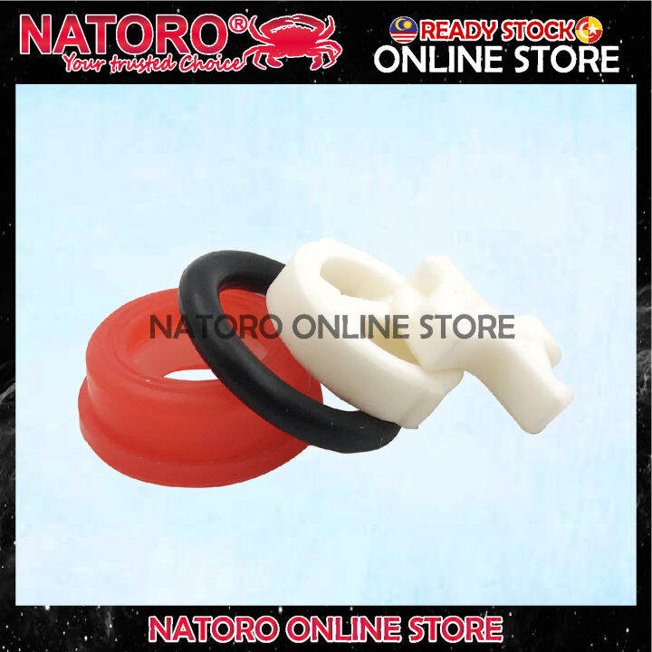 NATORO 1/2'' Replacement Ceramic Disc & Silicon Washer insert Turn Set ...