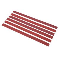 6Pcs 400mm Guitar Sandpaper Strips Levelling Beam Anti-Blocking Adhesive Sandpaper Strips for Guitar Sanding Beam