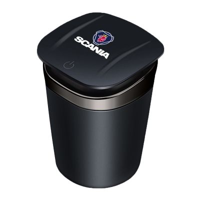 hot！【DT】∋✸  Car Ashtray Multi-function One-button Lid Scania R620 R470 K450 K490 with light
