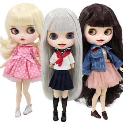 ICY DBS Blyth Doll 16 bjd ob24 toy joint body white skin custom doll customized face matte face 30cm toy girls gift
