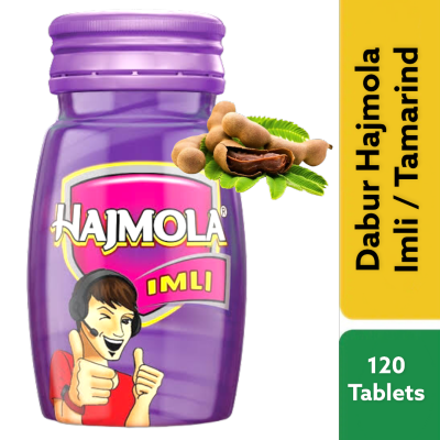 Dabur Hajmola Digestive 120 Tablets - (Imli-Tamarind Flavour ).