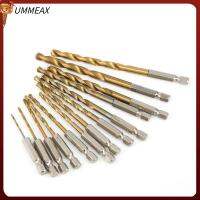 อะไหล่ UMMEAX 1.5Mm-6.5Mm 1/4 Hex Shank Set Mata Bor ความเร็วสูงบิดสว่านหกเหลี่ยมที่จับ