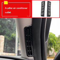 A-Pillar Air Conditioner Outlet ฝาครอบคาร์บอนไฟเบอร์รถจัดแต่งทรงผมอุปกรณ์ตกแต่งสำหรับ Hyundai Tucson NX4 2022 2021