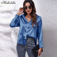 ▧๑ Fashion Loose Blouse Sleeve Shirt Womens Camisas De Mujer Ladies Street Shirts