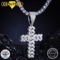 【hot】◕□  Men Hip Hop Pendant Necklace With D VVS Moissanite Iced Out 925 Sterling Necklaces Jewelry