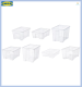 กล่อง กล่องพลาสติกใส กล่องเก็บของอเนกประสงค์ พร้อมฝาปิด มีหลายขนาดให้เลือก SAMLA ซัมล่า (IKEA)