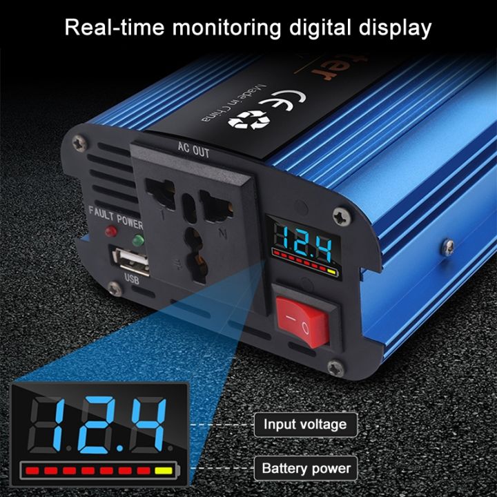 carmaer-2400w-car-smart-multi-function-digital-display-inverter-household-power-converter-specification-24v-to-220v