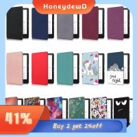 HONEYDEWD บางเฉียบ ปลุก/นอนหลับอัตโนมัติ เปลือกป้องกัน 6.8 นิ้ว เคสยก Smart Cover หนัง PU