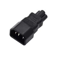 คุณภาพดี  Universal Power Adapter IEC 320 C14 TO C5 อะแดปเตอร์ Converter C5 TO C14 AC ปลั๊ก 3 ขา IEC320 c14 เชื่อมต่อขายร้อน มีการรัประกันคุณภาพ  ฮาร์ดแวร์คอมพิวเตอร์