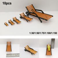 10pcs Model Train HO TT Scale 1:87 Bench Chair Settee Street Park Layout Plastic Crafts Home Decor Kids Toys For Garden Railway