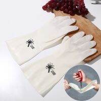 【CW】 Householder Dishwashing Gloves Durable Washing Dishes Rubber Leather Cleaning S/M/L