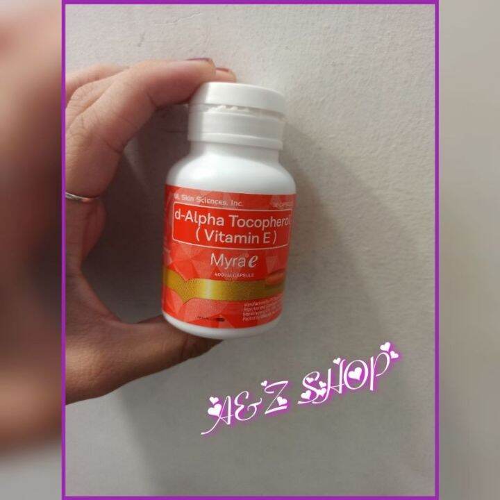 dalpha tocopherol (vitamin e) MYRA E (30capsule) Lazada PH
