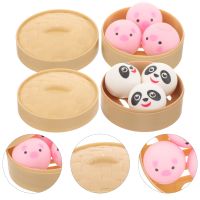 2 Sets Pinch Music Squeeze Bun Toy Simulation Kid Toys Tricky Steamed Party Props Kidcraft Playset Shape