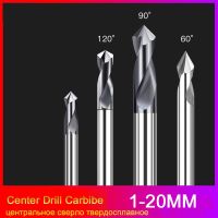 Carbide Drill Bit 60 90 120 Degree NC Spot Drill Prepare Guide Pilot Hole Chamfer Machine Tool 0.5-20MM Spot Location Center Bit Drills Drivers