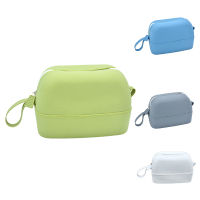 Outdoor Silicone Mask Storage Bag Beach Waterproof Bag Handbag Swimming and Cycling Bathroom Storage Bag