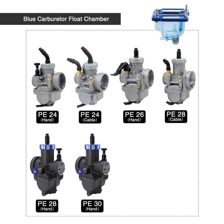 zsdtrp-สำหรับ-keihi-pe-24-26-28-30มม-คาร์บูเรเตอร์ด้านล่างชามลอย-comp-chamber-โปร่งใสถ้วยน้ำมันฟ้า-carb-ฝาครอบล่าง